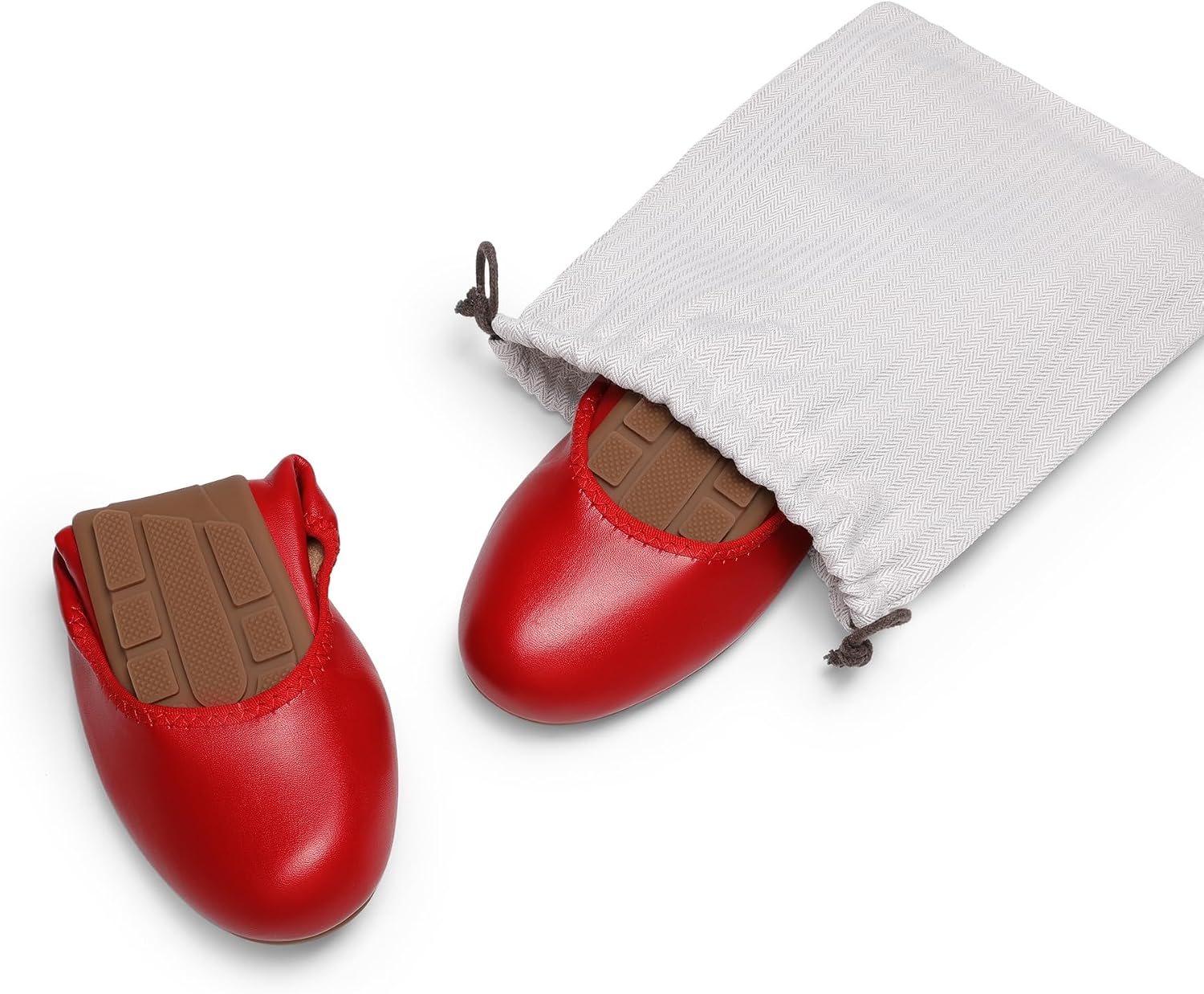Detalle 2 de DREAM PAIRS Foldable Ballet Flats