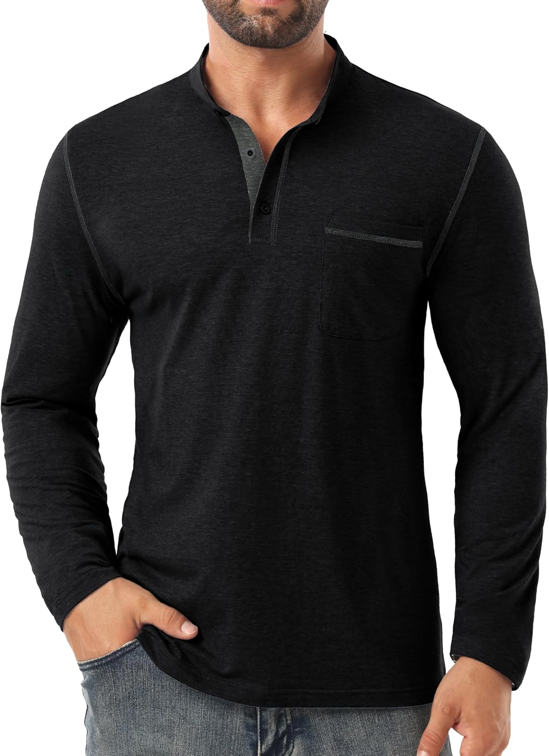 Thumbnail 4 de Sailwind Henley Long Sleeve Shirt