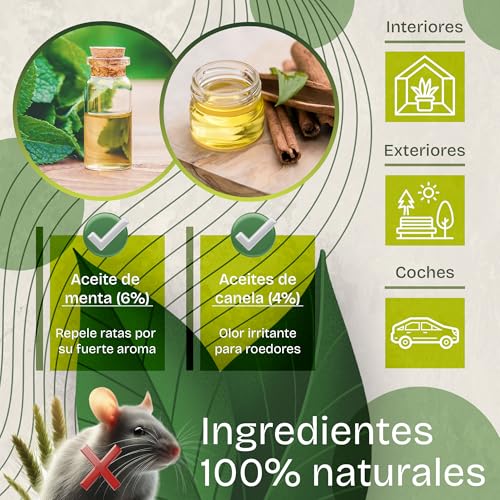 Thumbnail 2 de ENVOLME Ahuyentador de Ratas — Spray repelente natural para roedores en coche y espacios interiores