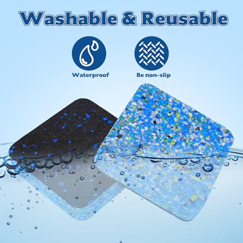 Thumbnail 4 de Amortiguadores de Vibraciones Auktransceler 4 Piezas 10x10x2 cm — Antideslizantes y Duraderos para lavadoras, secadoras y equipos de fitness