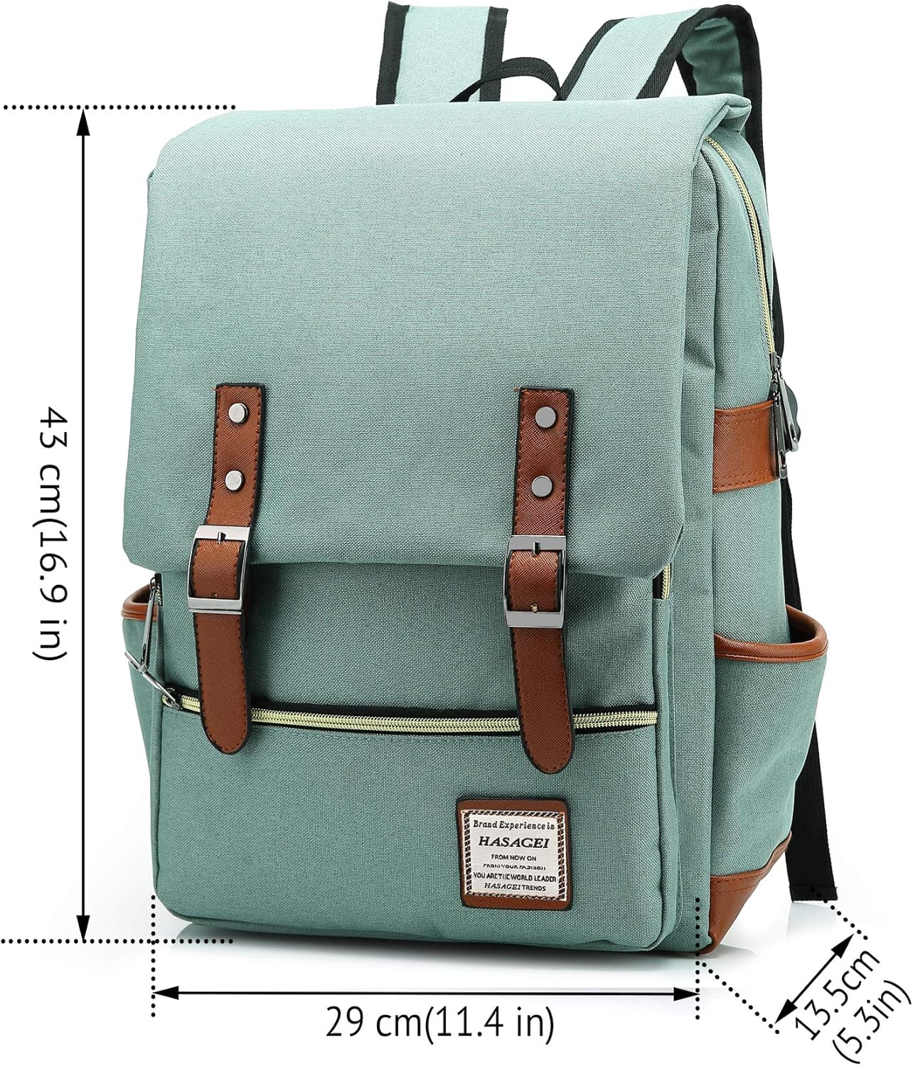 Thumbnail 1 de HASAGEI Vintage Unisex Backpack for Laptop