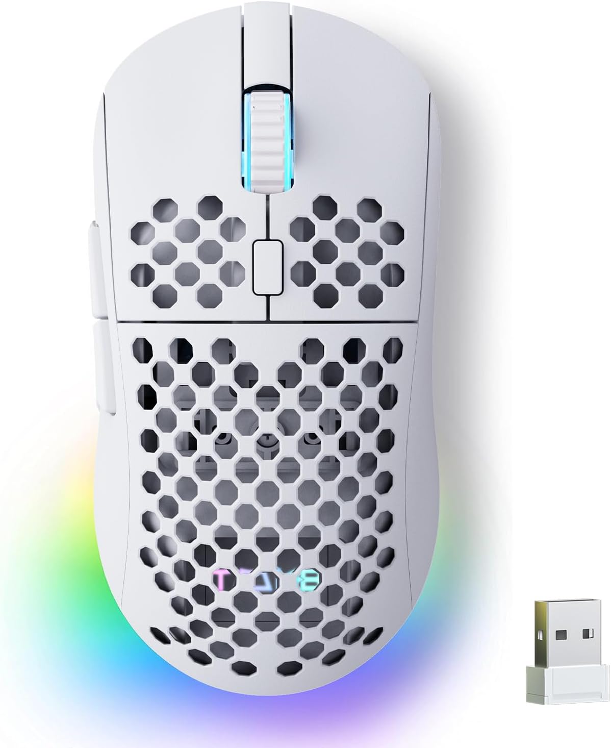 Detalle de TMKB Falcon M1 Wireless Gaming Mouse: Lightweight Tri-Mode Powerhouse