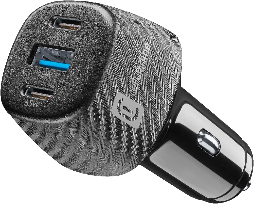 Thumbnail 5 de Cellularline Car Power Hyper: caricabatterie da auto 2 porte USB-C con Power Delivery 65W