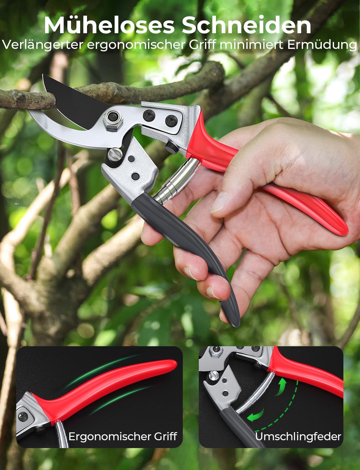 Thumbnail 4 de SOLODOTO Profi Gartenschere 25 mm ✂