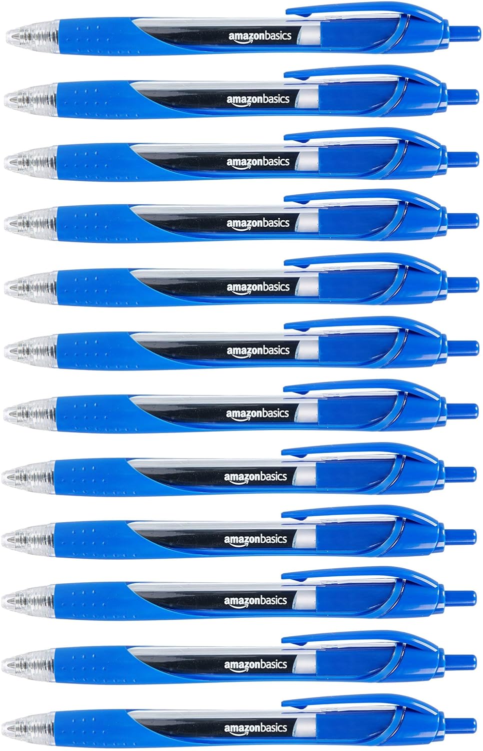 Thumbnail 6 de Amazon Basics Stylos rétractables à encre gel noir - pointe fine 0,7 mm, lot de 12