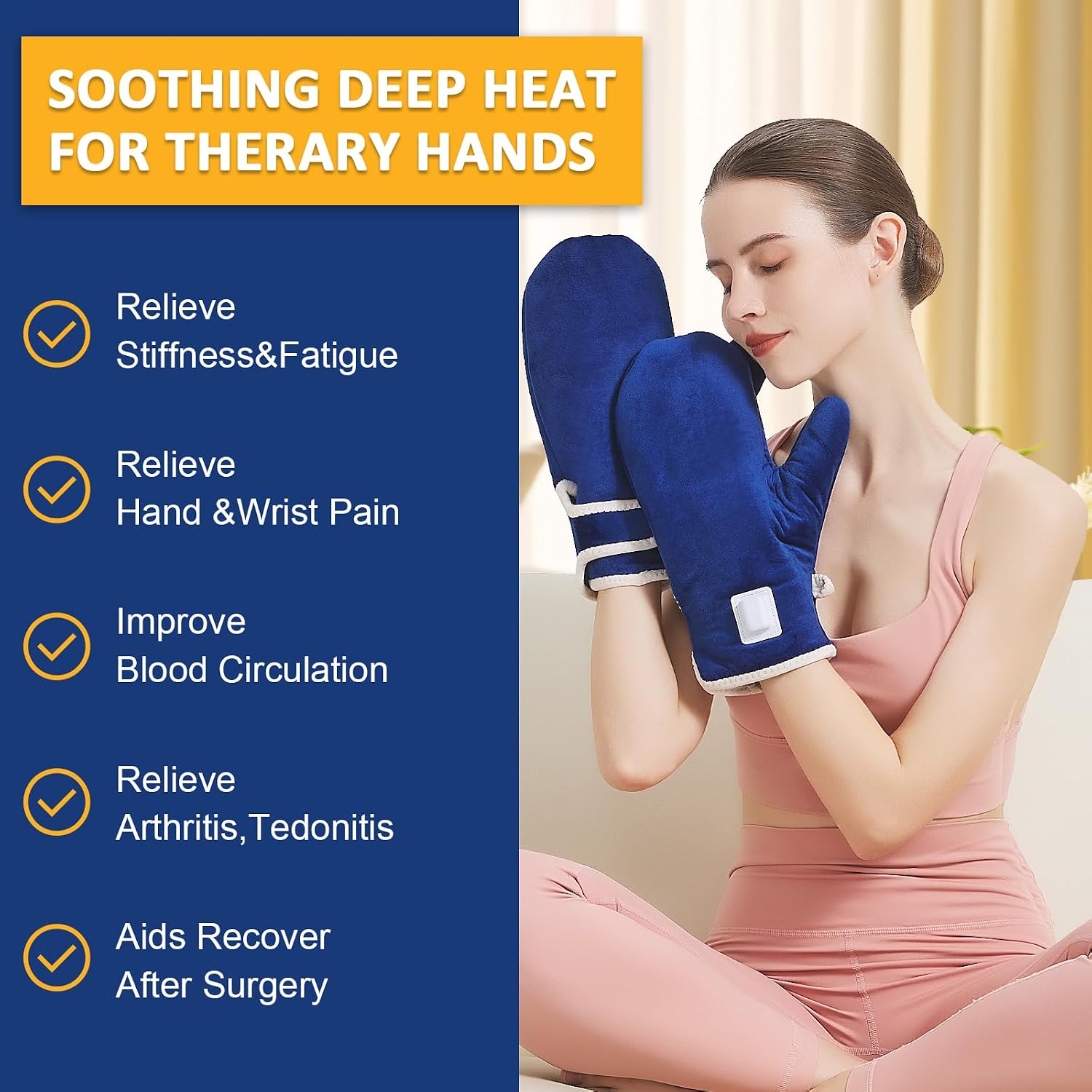 Thumbnail 3 de AOKESTE Heated Gloves 12.5 x 5.5-Inch
