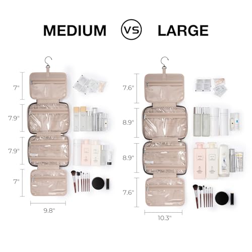 Detalle de BAGSMART Hanging Travel Toiletry Bag 360° Hook (Medium)