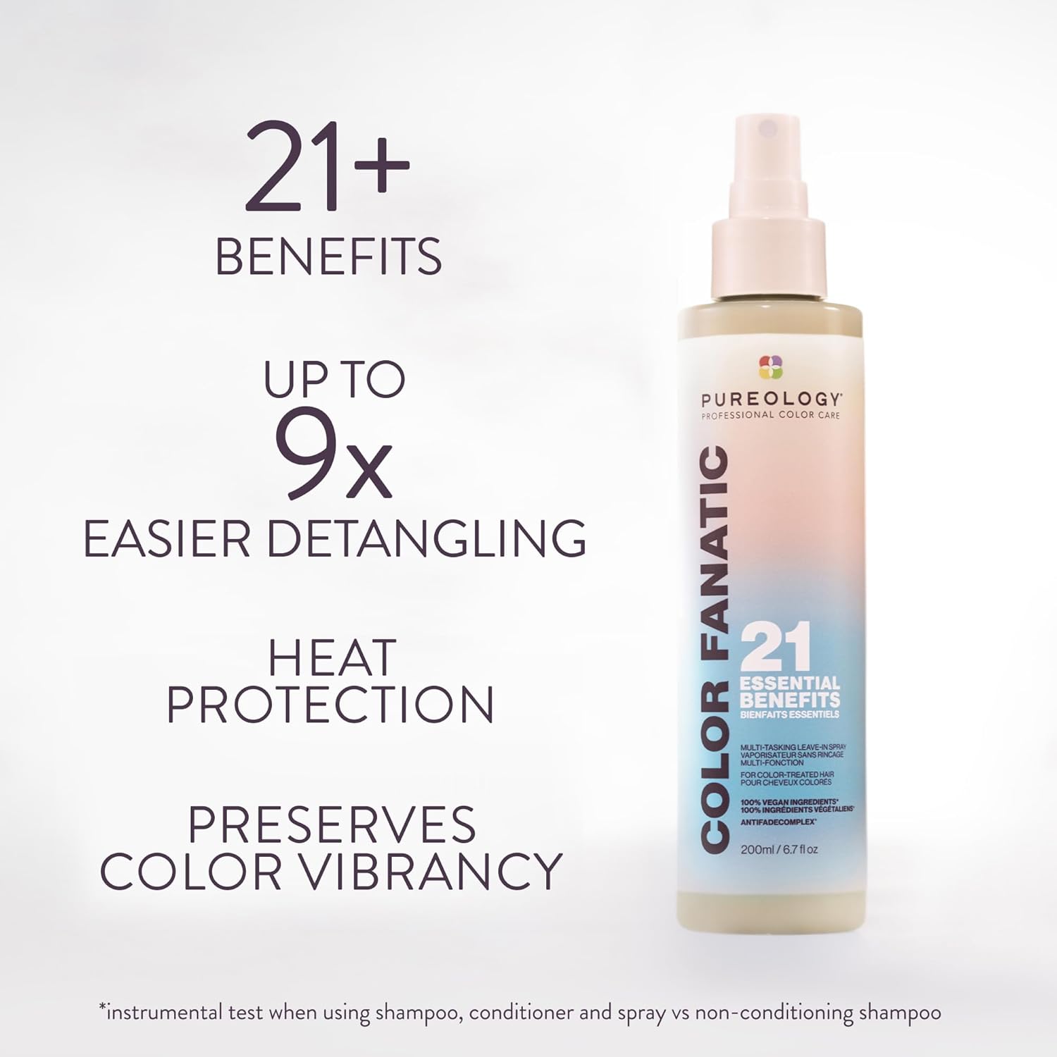 Thumbnail 3 de Pureology Color Fanatic Multi-Tasking Leave-In Conditioner Spray (200ml) for colour-treated hair