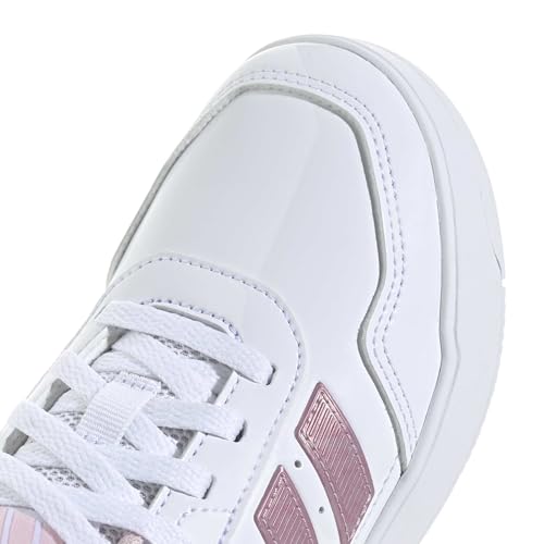Detalle 2 de Adidas Tensaur Sport 3.0 Kids Trainers – FTWR White/Clear Pink/Grey Two, UK 11.5 Child