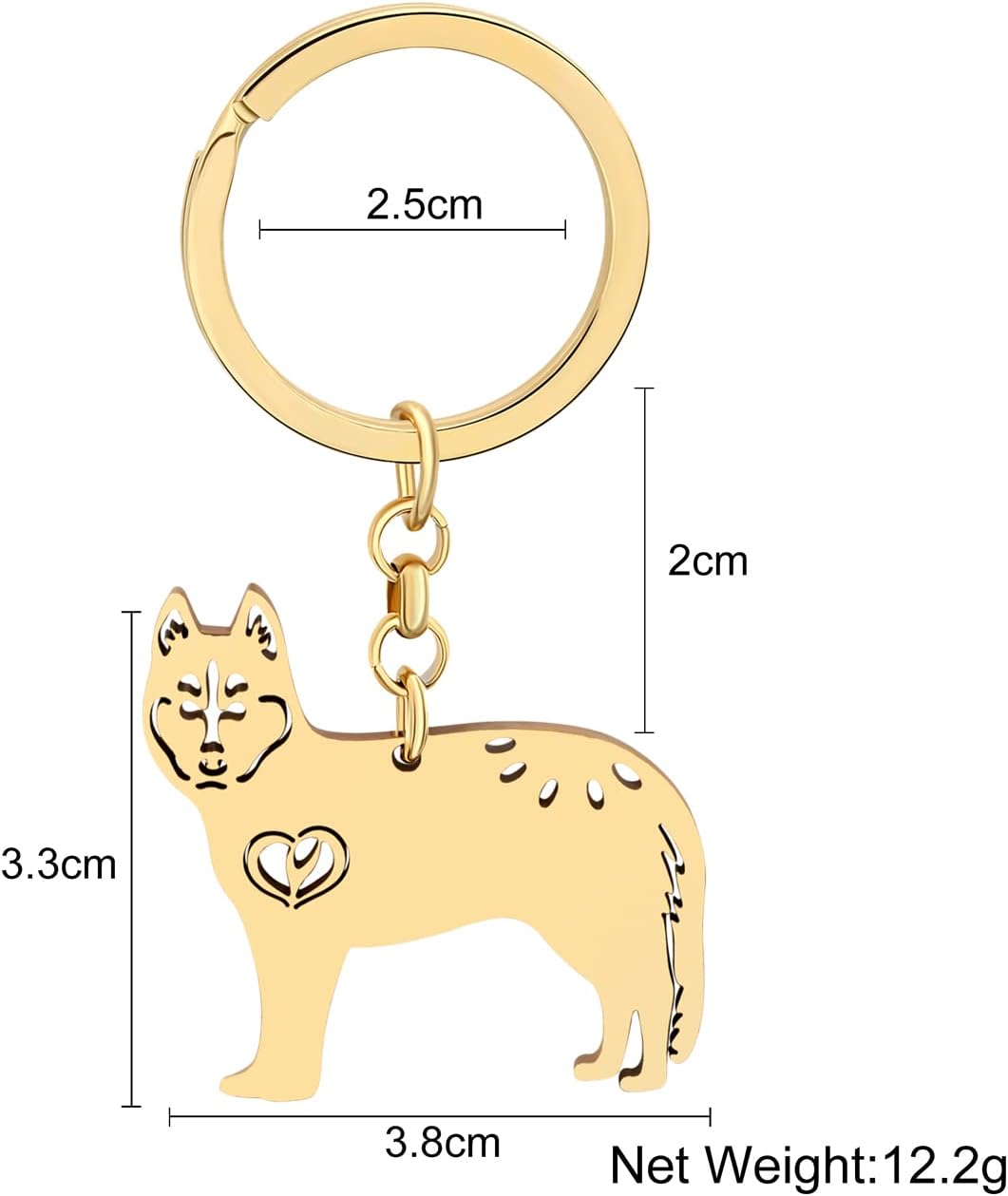 Detalle de RAIDIN dog keychain, 13.1g stainless