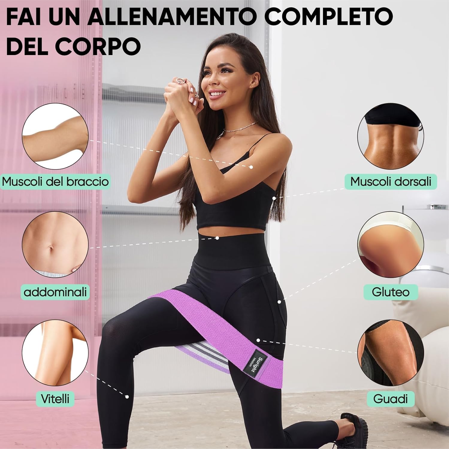 Thumbnail 4 de Suright Elastici Fitness 3 livelli 🧘♀