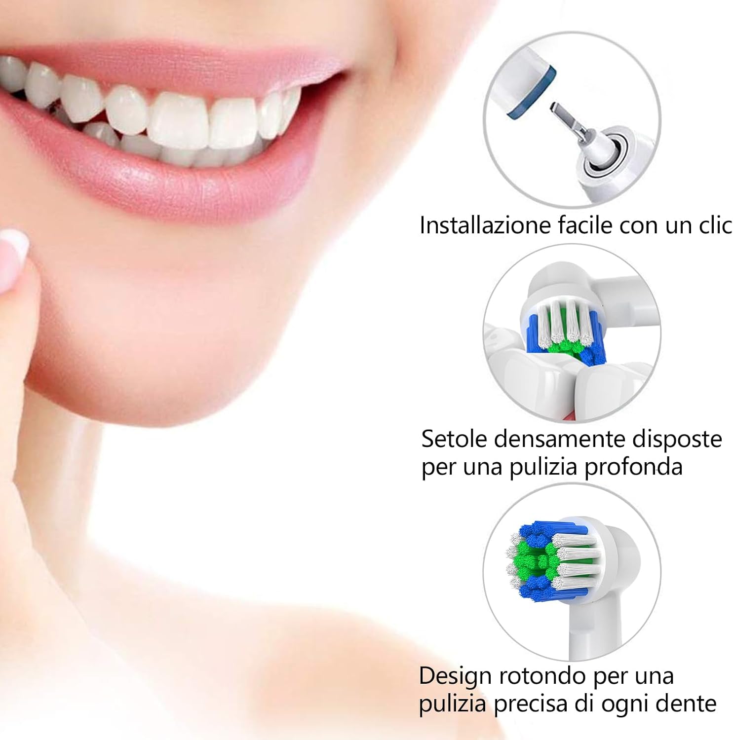Detalle de Genkent Testine compatibili 20 🦷