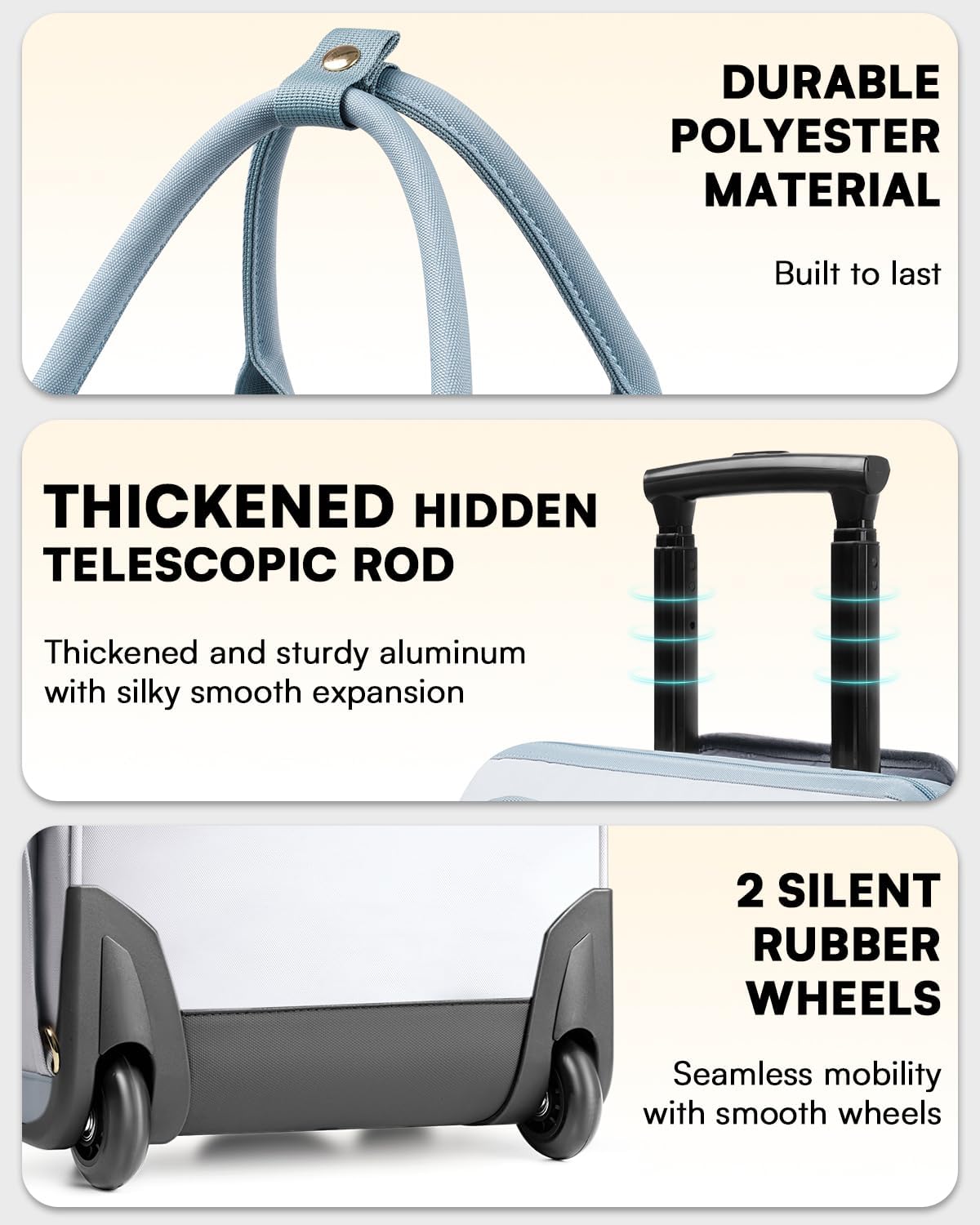Thumbnail 6 de Rolling Backpack for Women 2-in-1 Carry-On