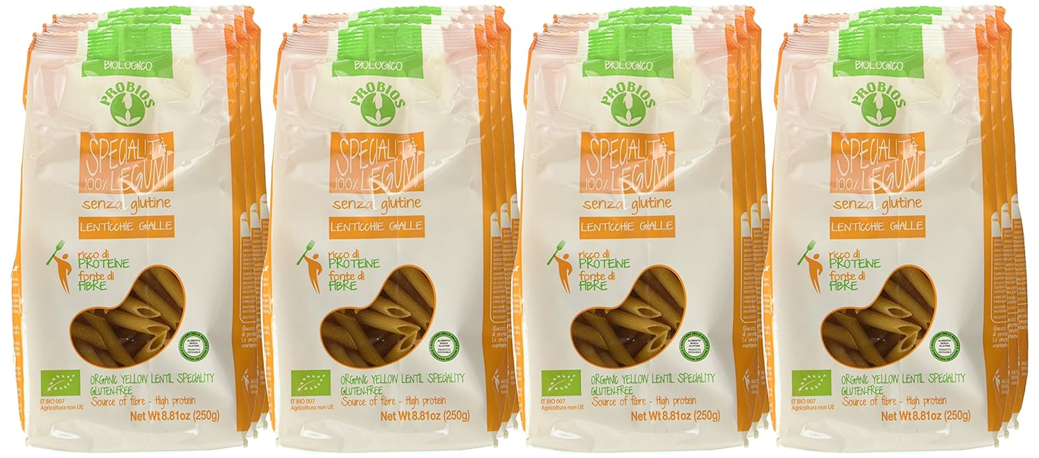 Thumbnail 2 de Probios Penne aus gelben Linsen – 12er Pack (12 × 250 g) für glutenfreie Linsen-Pasta