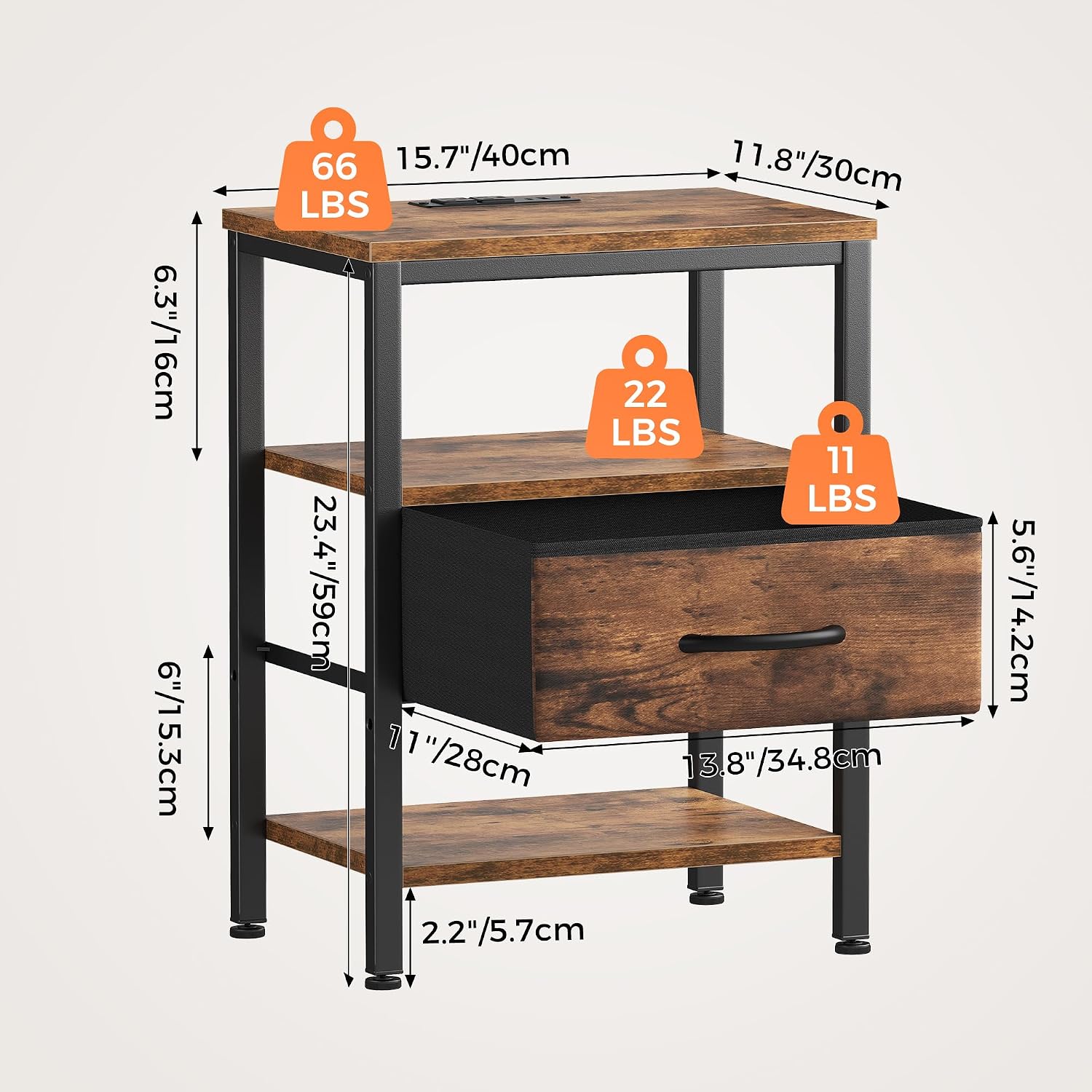 Detalle de OLIXIS Nightstand