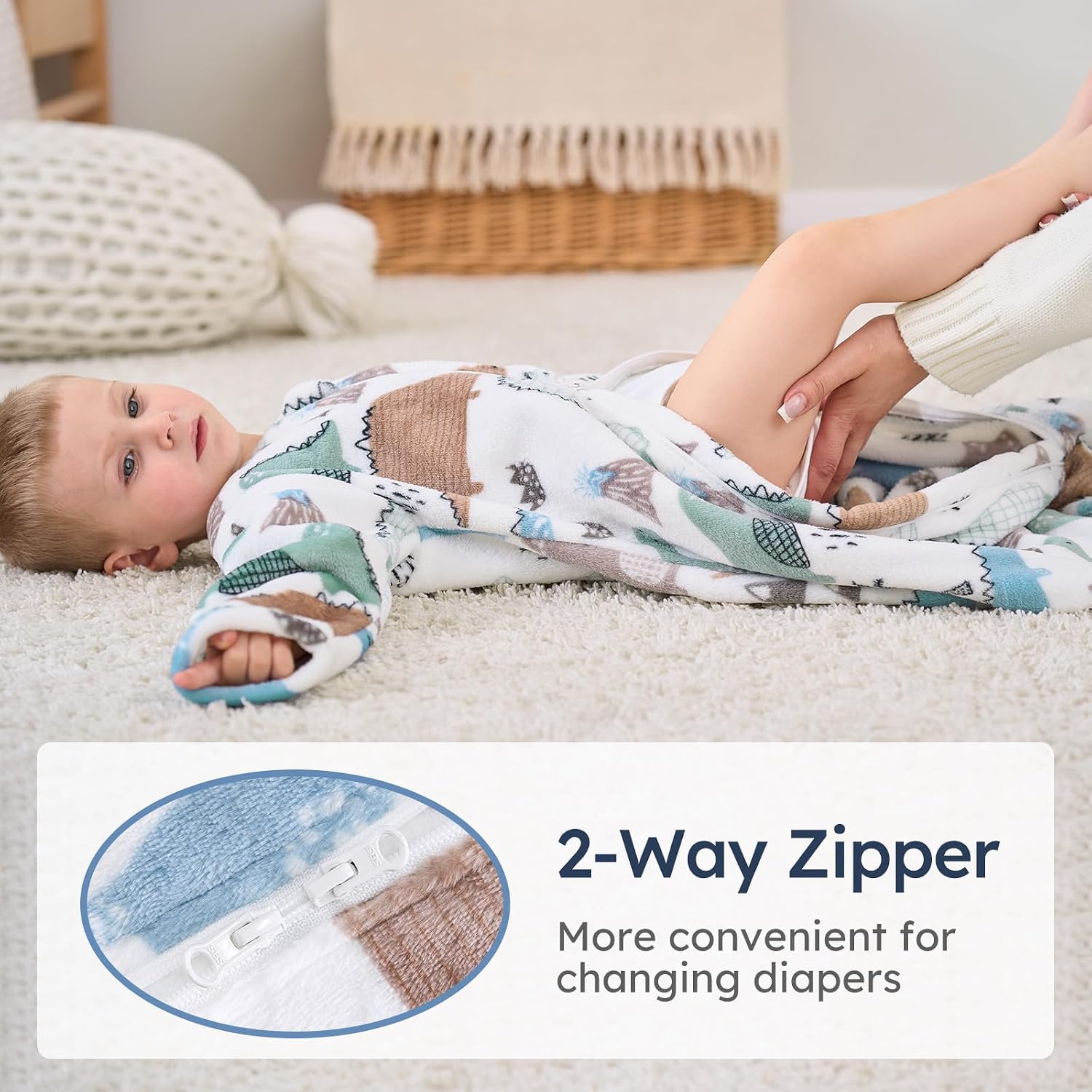 Detalle de Yoofoss Fleece Sleep Sack 1.5 Tog