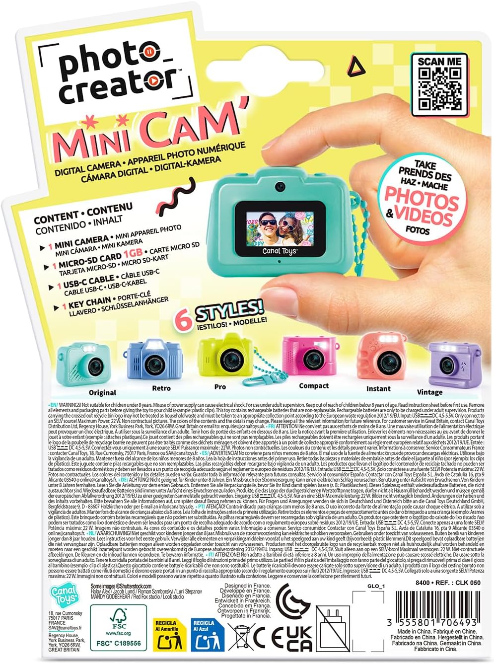 Detalle 2 de Canal Toys CLK 059 Mini-Digitalkamera 1GB