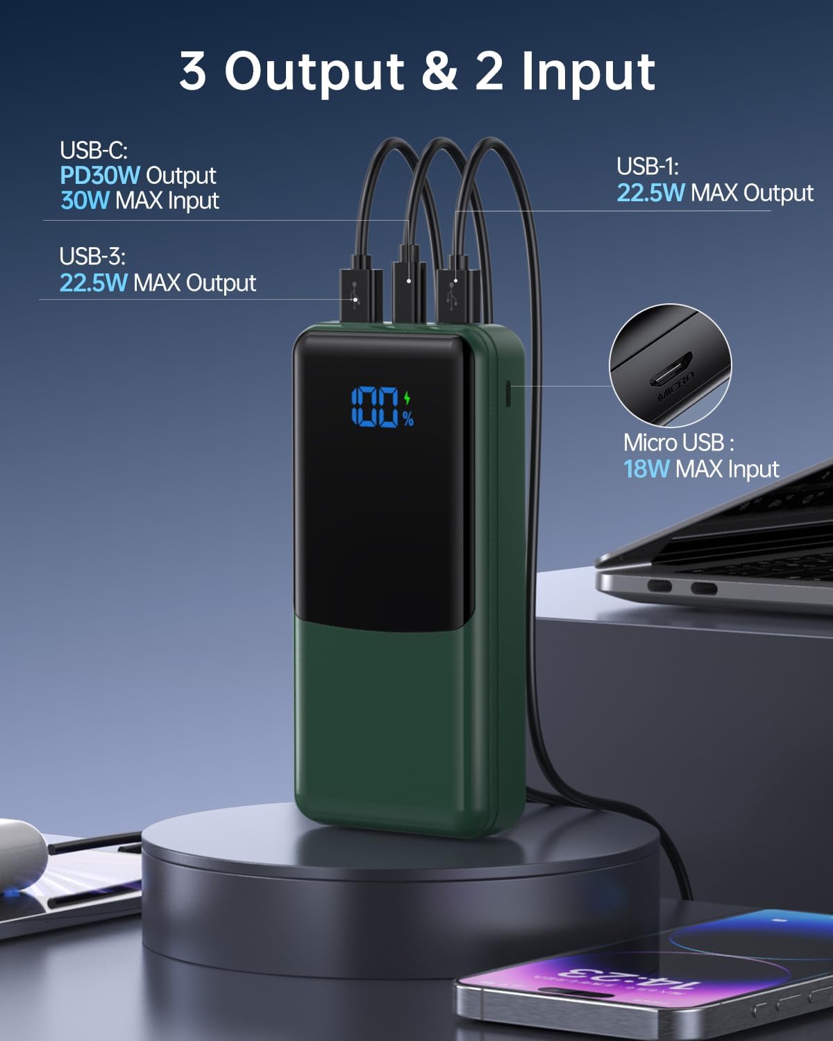 Thumbnail 2 de Coblob Power Bank 27000mAh portable charger
