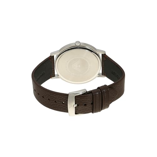 Thumbnail 3 de Emporio Armani AR11173 Men’s Watch — 41mm Silver Stainless Steel Case with Brown Leather Strap