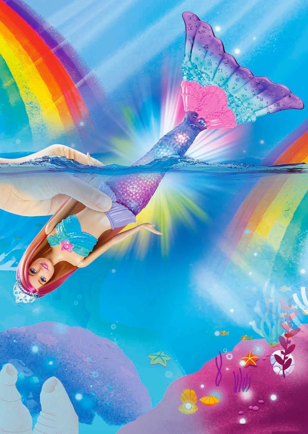 Thumbnail 2 de Barbie Dreamtopia Malibú Sirena con Luces Mágicas 🌊