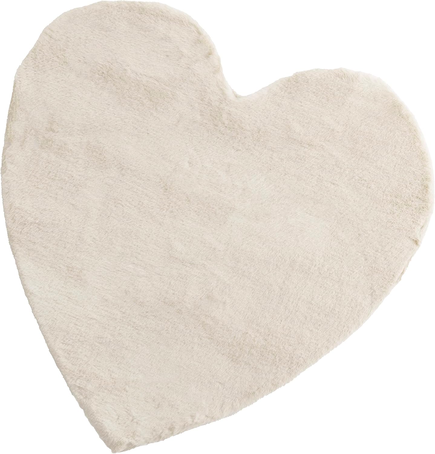 Detalle 2 de Baroni Home tappeto a pelo lungo in pelliccia ecologica Stella Rosa 90x90 cm per cameretta bambini