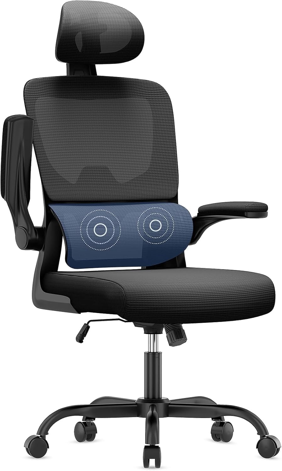 Detalle de naspaluro Ergonomischer Bürostuhl, Lordosenstütze