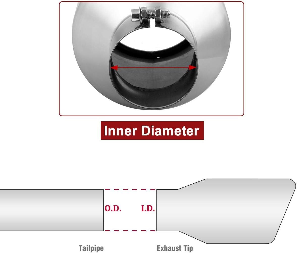 Thumbnail 2 de Upower Universal Diesel Exhaust Tip 15"