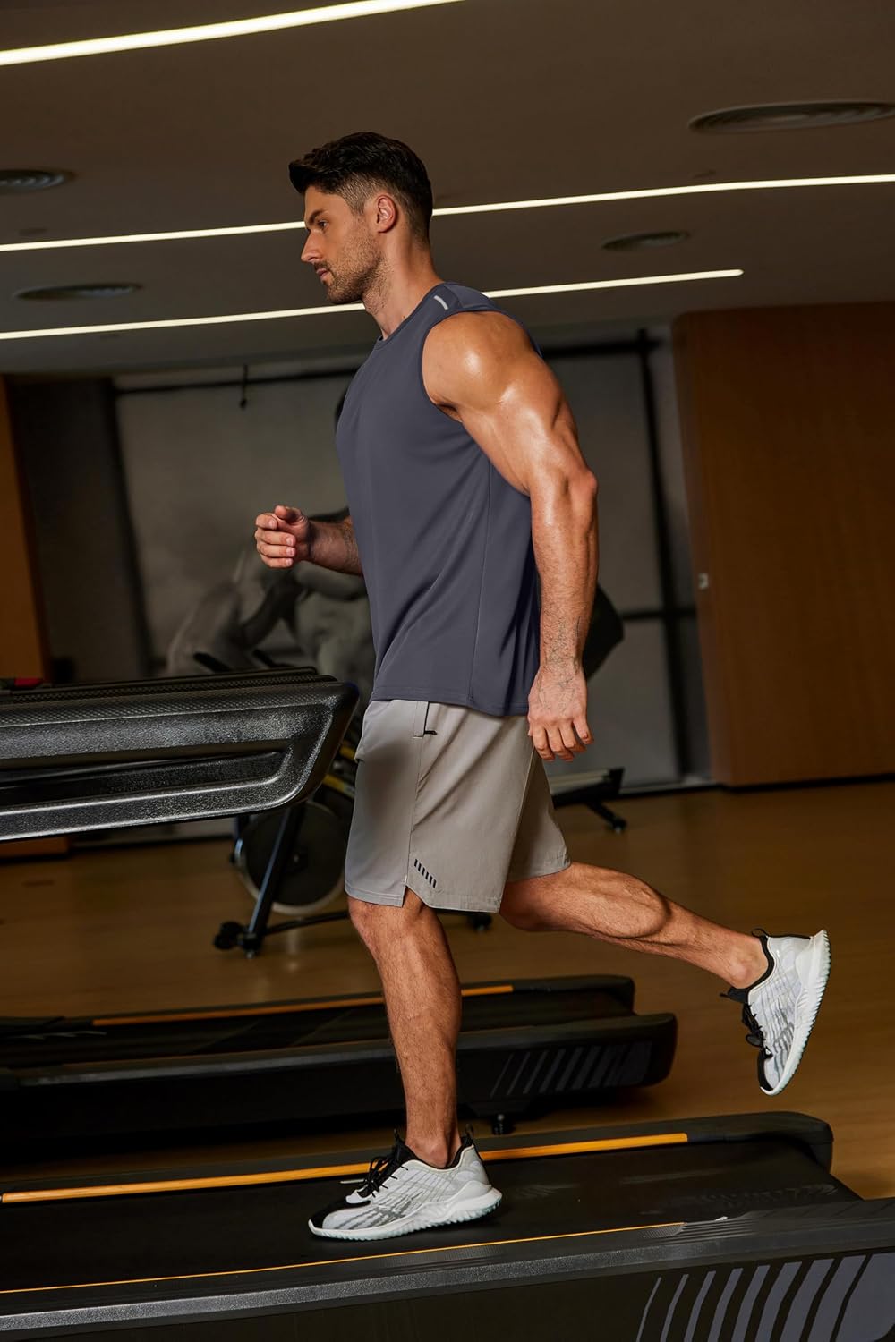 Detalle de COOFANDY Men's Sleeveless Quick Dry Workout Tank Top
