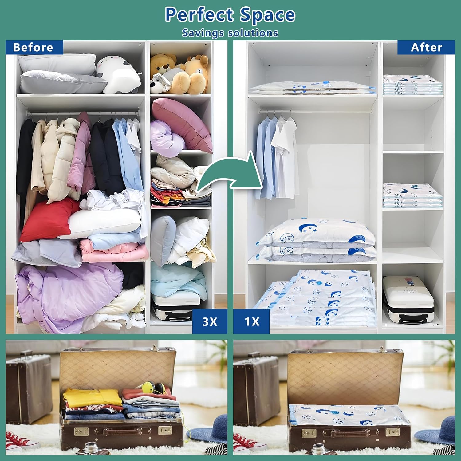 Detalle 2 de SZO Vacuum Storage Bags 16-pack