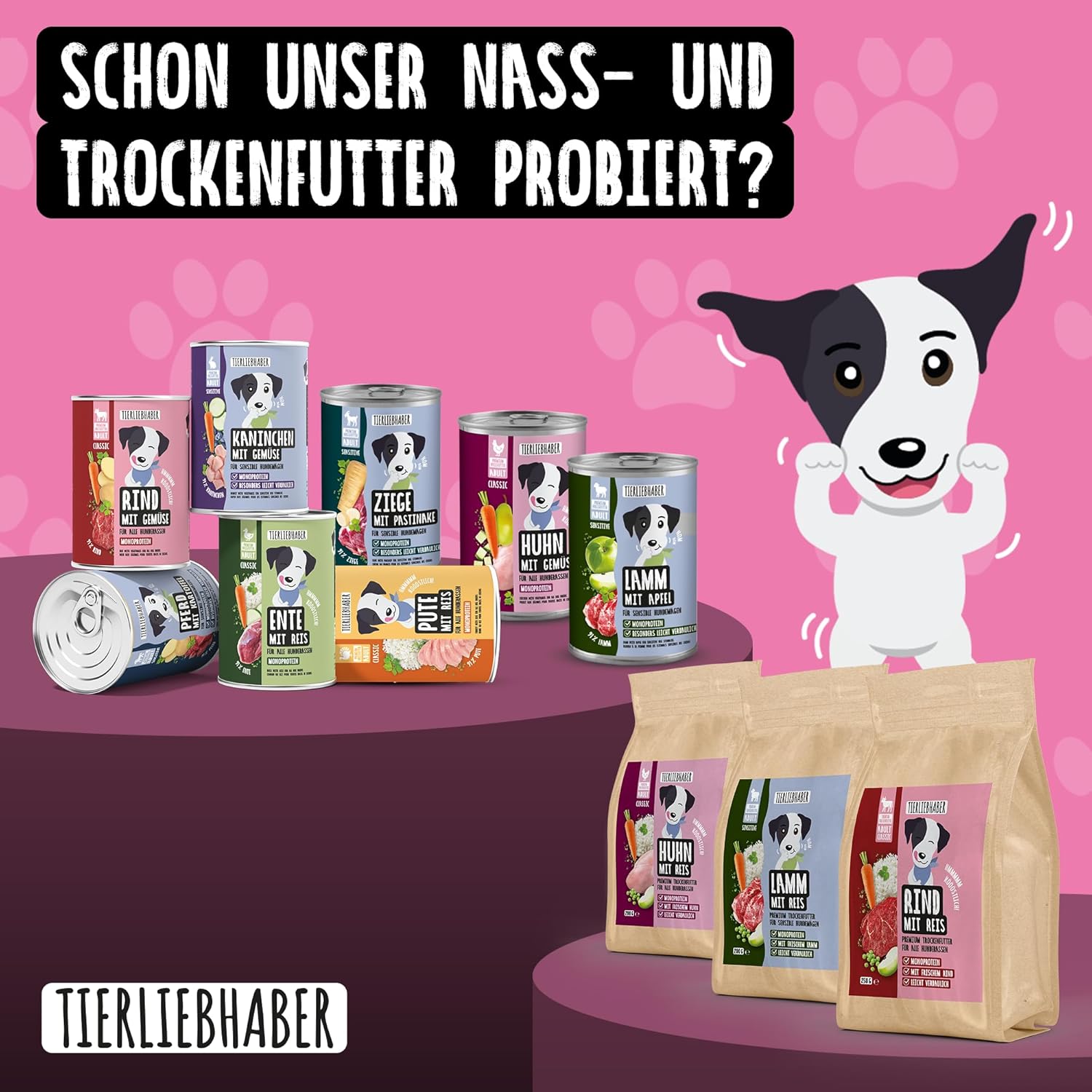 Detalle de TIERLIEBHABER Analdrüsen Hund Drops – Tierärztlich entwickelte Drops zur Kotkonsistenz, Bentonit & Flohsamenschalen, 350 g