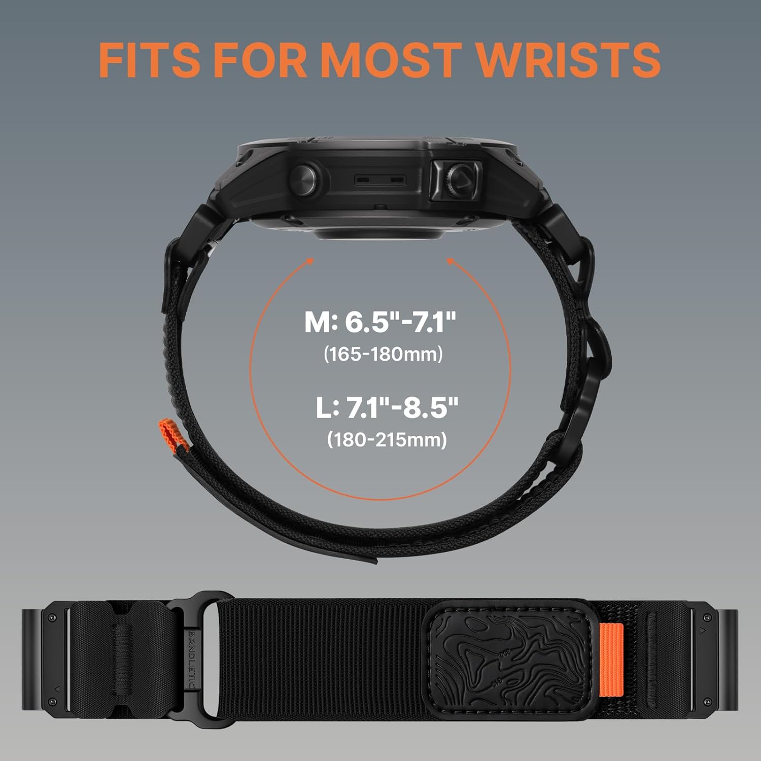 Thumbnail 5 de Bandletic QuickFit 22mm nylon strap