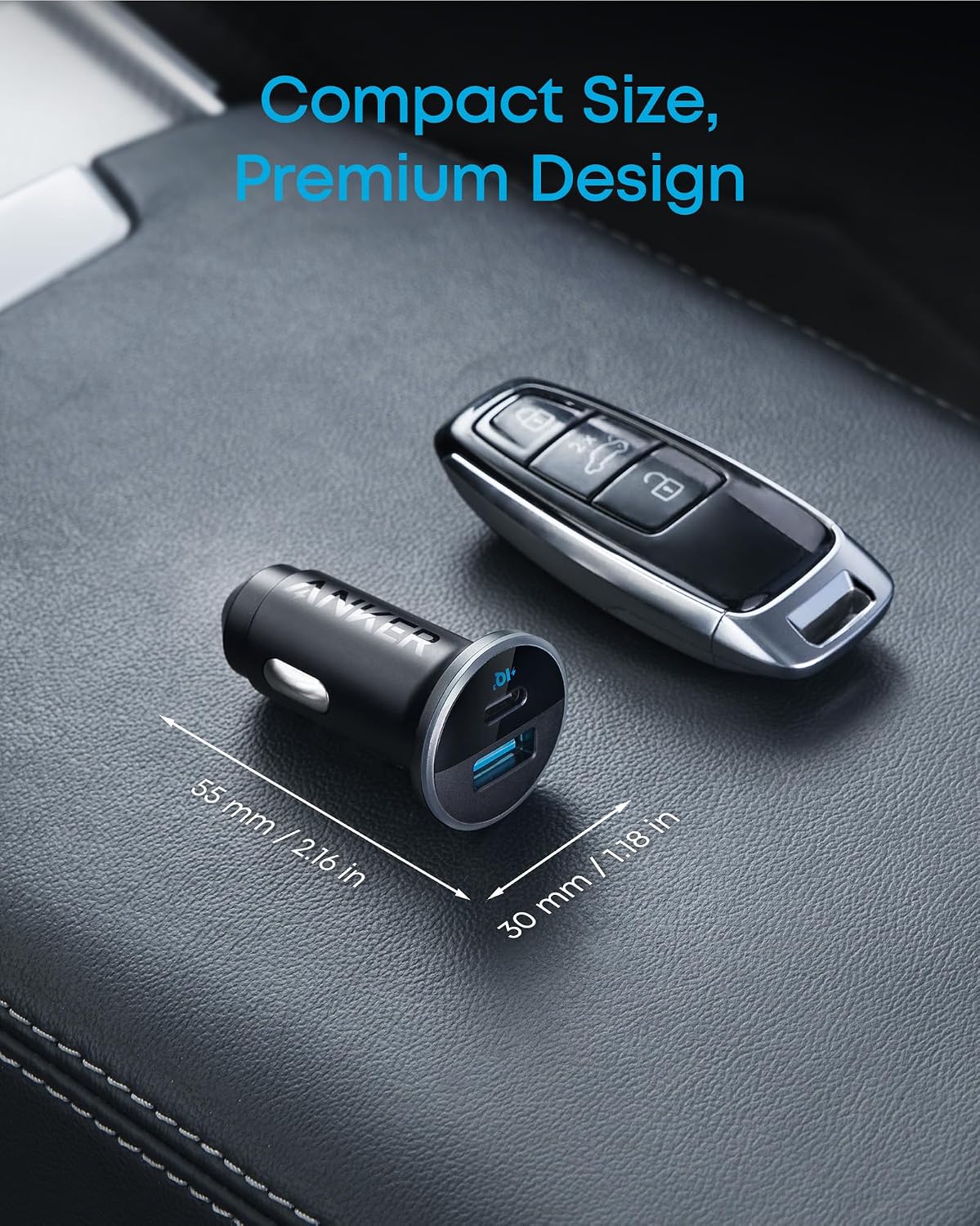 Thumbnail 5 de Anker 52.5W Car Charger for iPhone and More