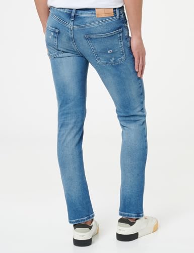 Detalle de Tommy Jeans Scanton Slim - Pantalones de Mezclilla Hombre