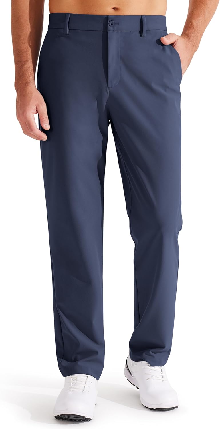 Thumbnail 6 de Libin Men's Golf Pants Classic Fit Flat Front Stretch Casual Dress Pants
