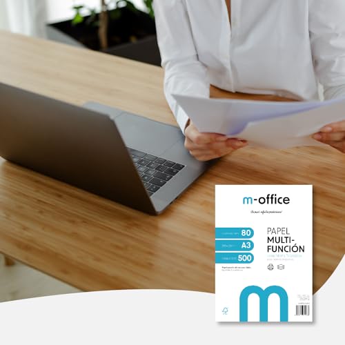 Detalle de Paquete de Folios A3 80 g - 100 hojas OFITURIA m-office (A3, 297 x 420 mm)