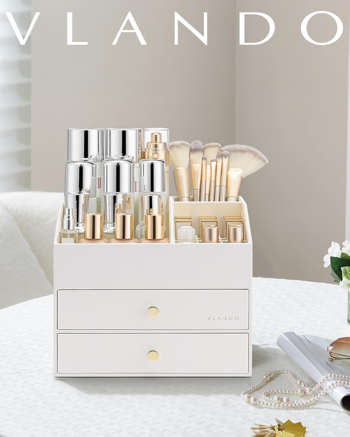 Thumbnail 6 de Vlando Make up Organizer 3 Schubladen đ