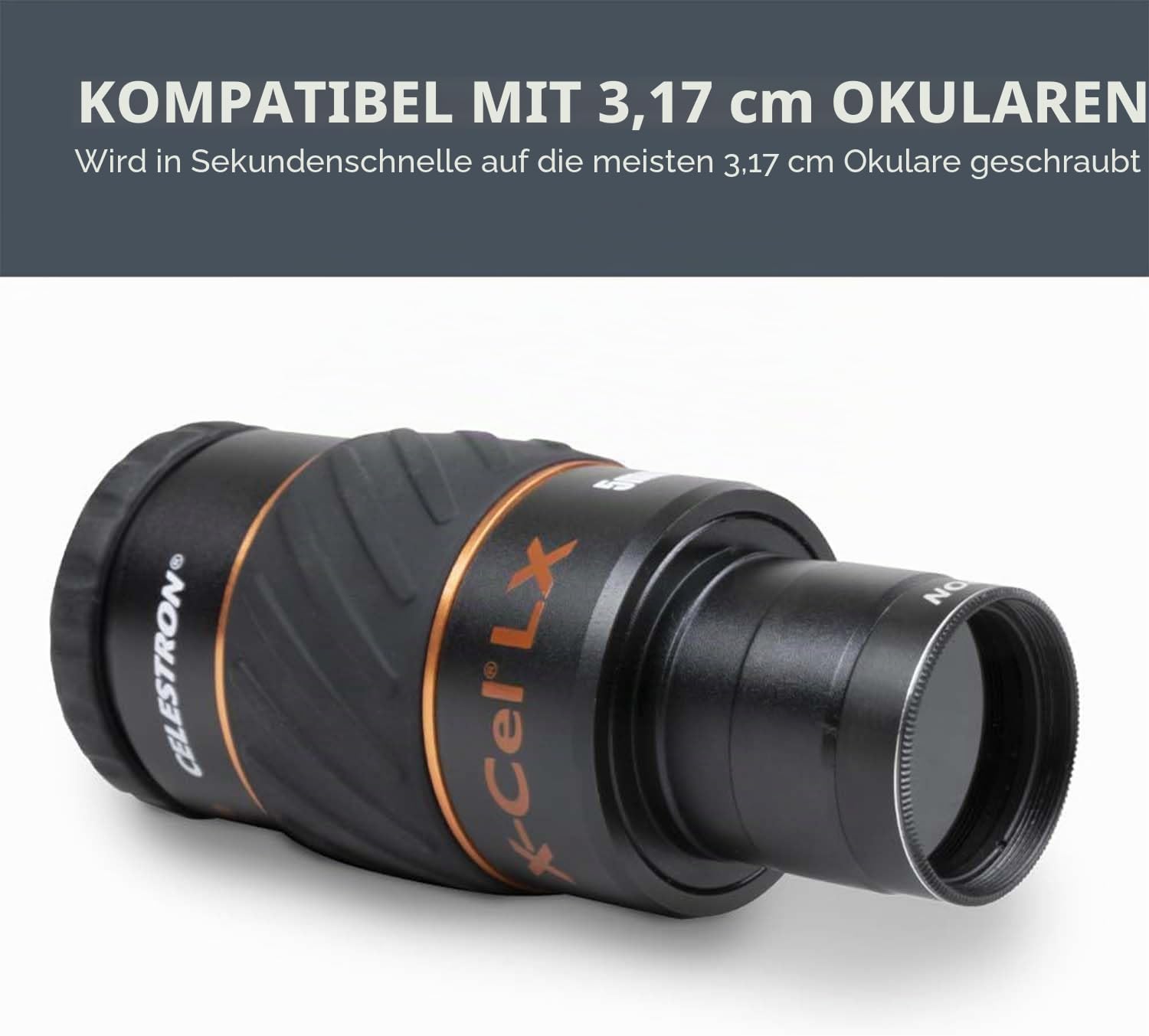 Thumbnail 4 de Celestron 94119-A 1.25 Zoll Mondfilter – Klarer Kontrast für Mond- und Planetenbeobachtungen
