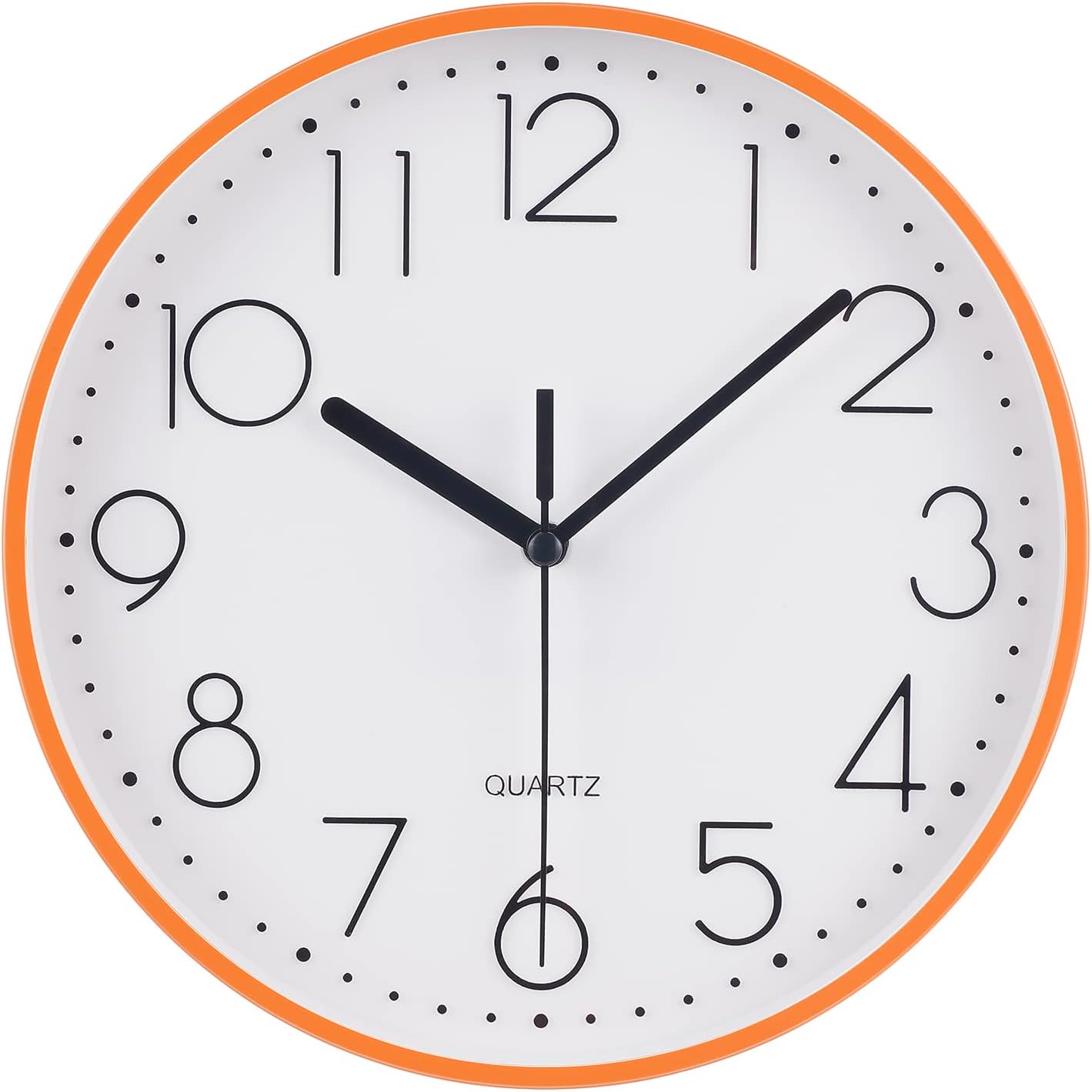 Thumbnail 6 de Topkey 9" Silent Wall Clock 9 in