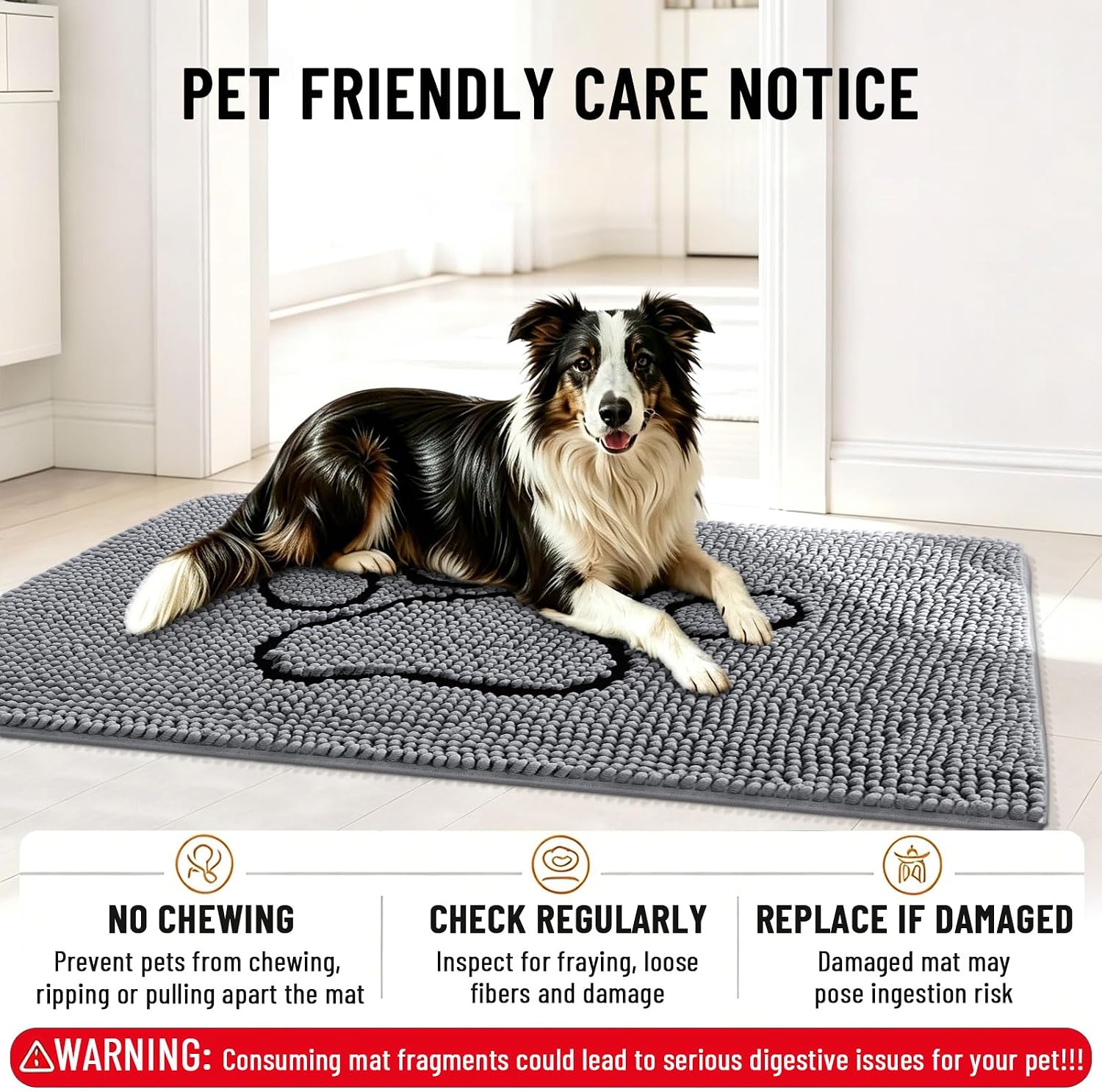 Thumbnail 6 de Smiry Dog Door Mat, 40x24