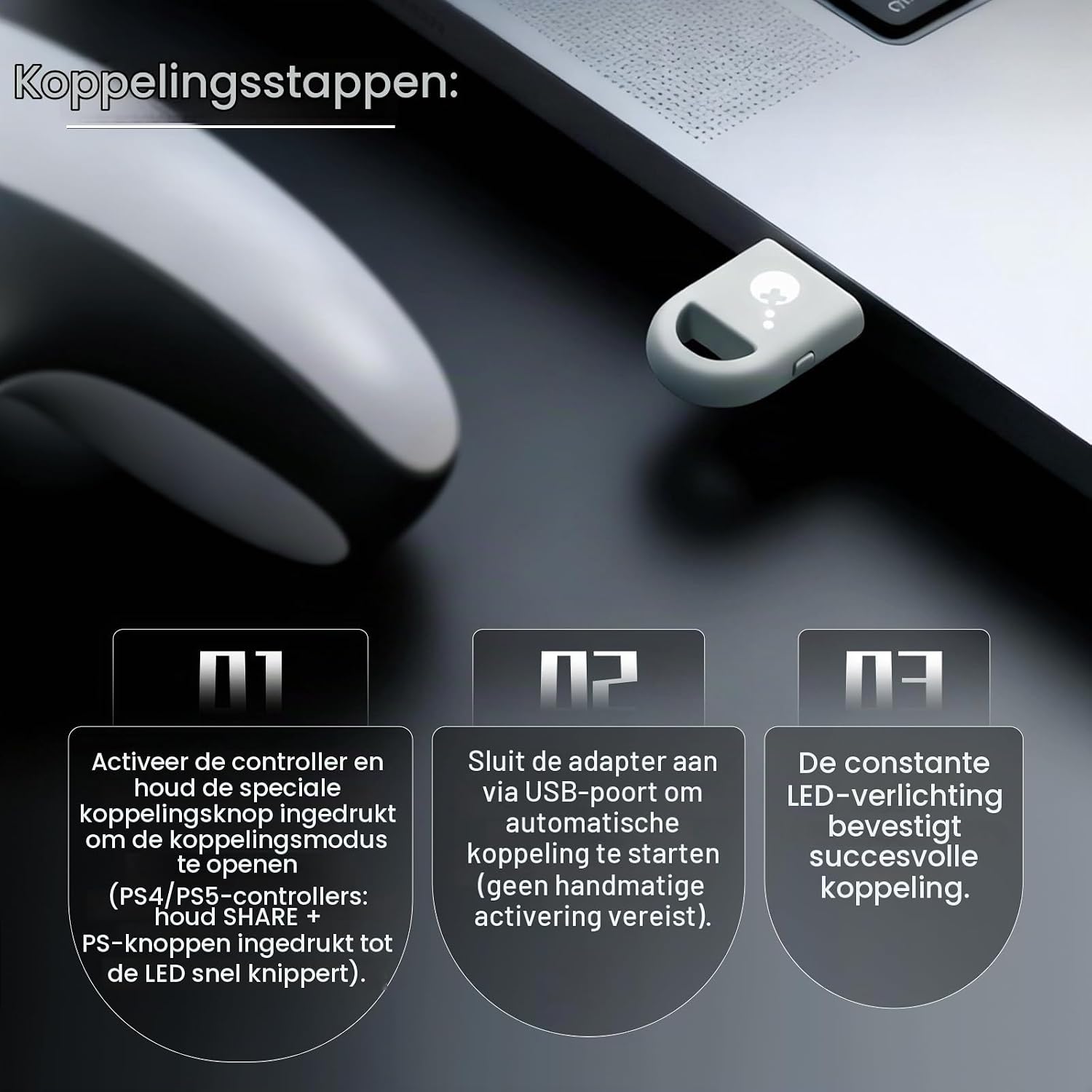 Detalle de AKNES GuliKit Hyperlink 2-adapter voor controllers met lage latentie