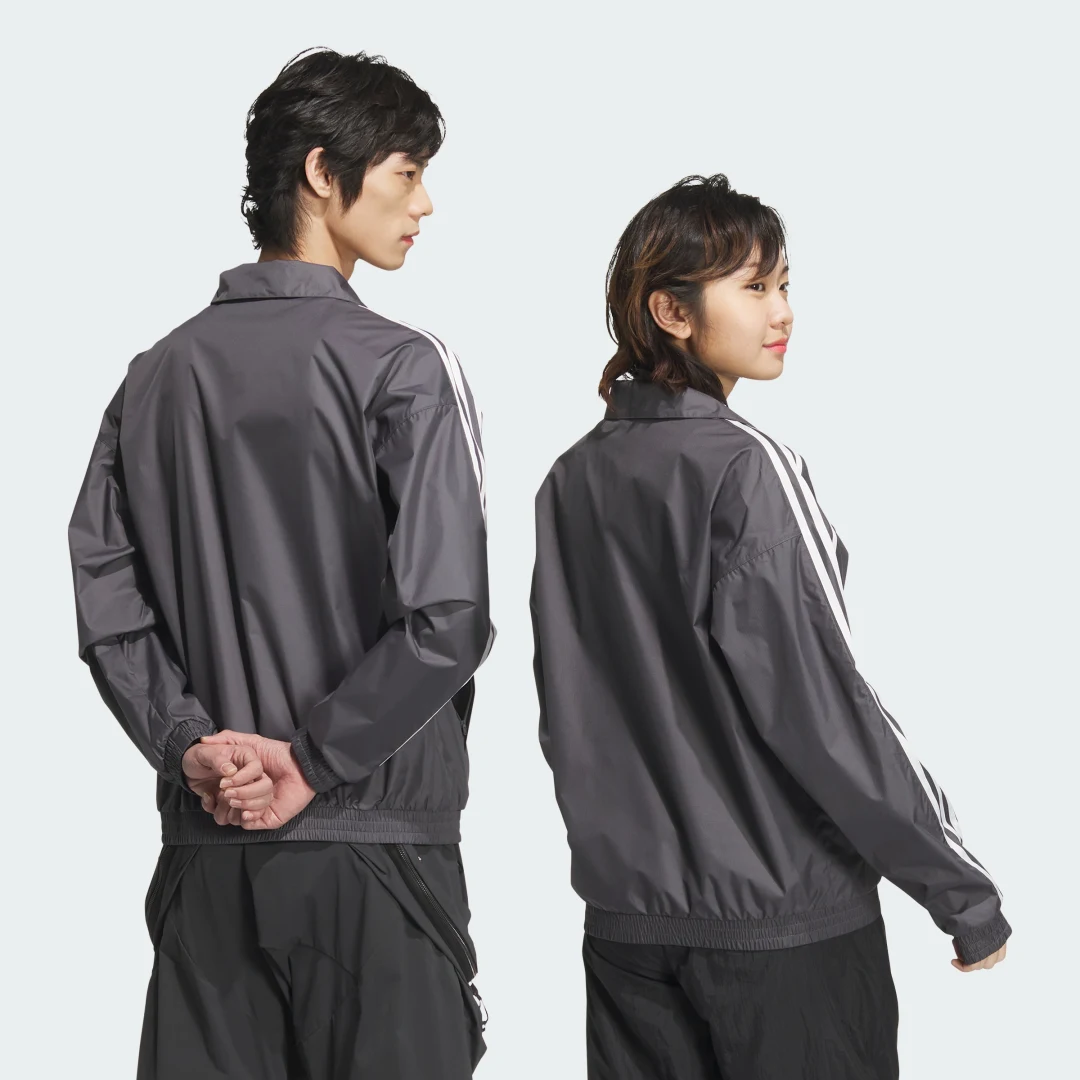 Thumbnail 3 de Adidas Retro Trefoil Jacket (Gender Neutral) - Gris