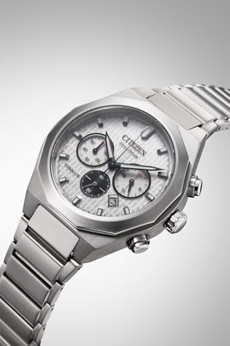 Thumbnail 3 de Citizen Zenshin Senkei Eco-Drive Solar: Cronógrafo de titanio con pulsera de titanio y cristal de zafiro