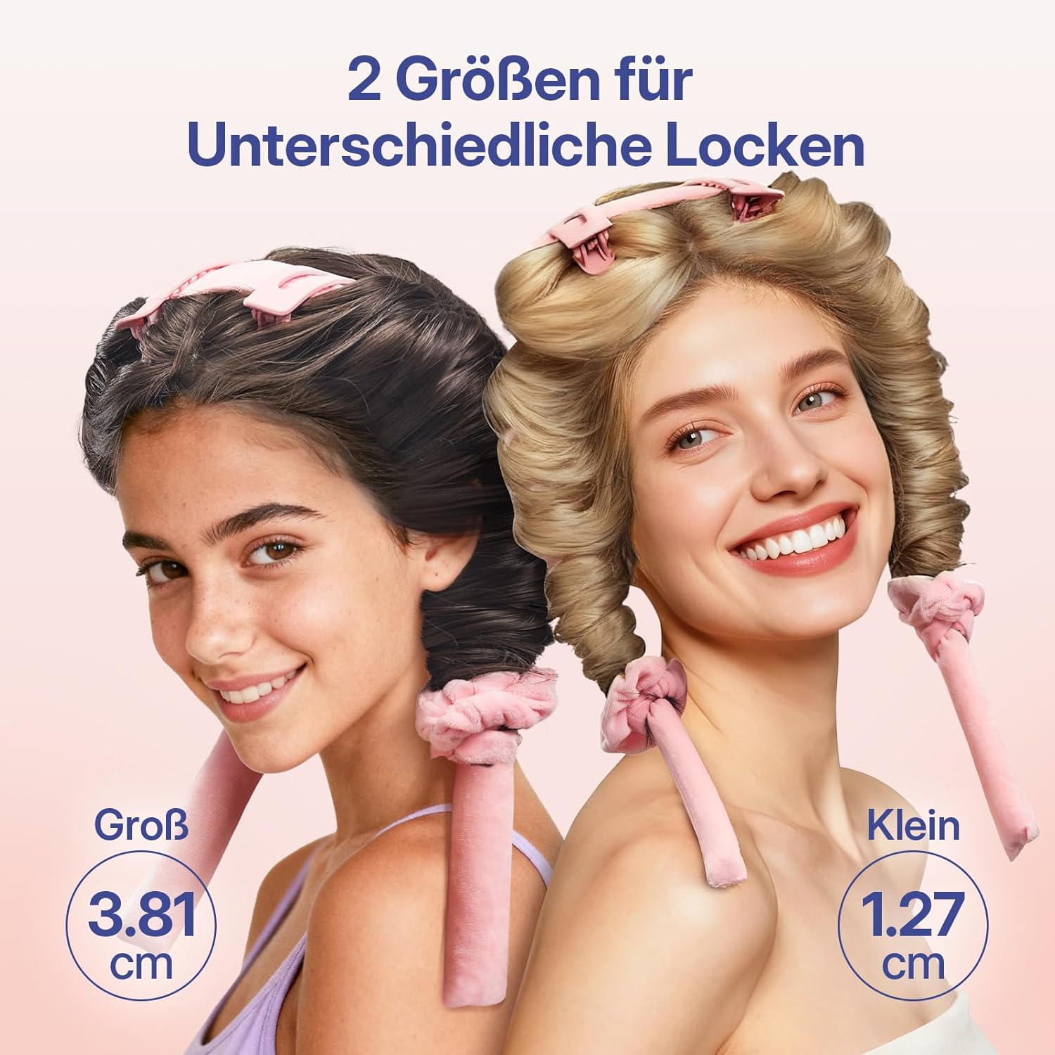 Detalle de LitBear Heatless Curls mit Schlafhaube 2 Größen