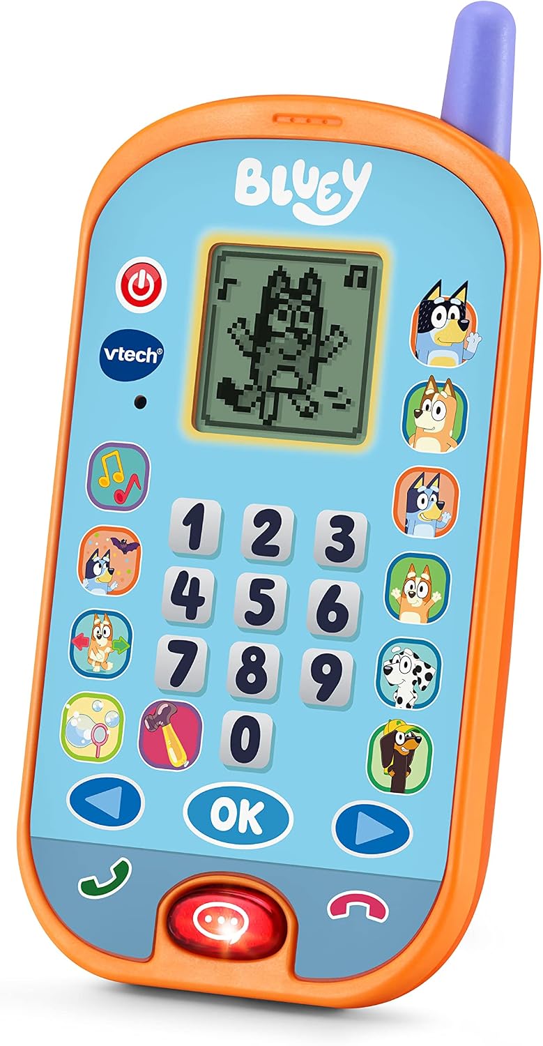Detalle 2 de VTech Bluey Ring Ring Learning Phone – Official Interactive Toy for Ages 3–6