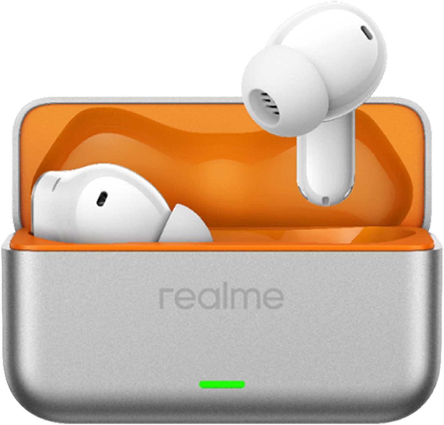 Detalle de realme Buds T500 Pro In-Ear Kopfhörer – 50 dB ANC, 56 Stunden Spielzeit, Hi-Res Sound, IP55, 3-Geräte-Verbindung