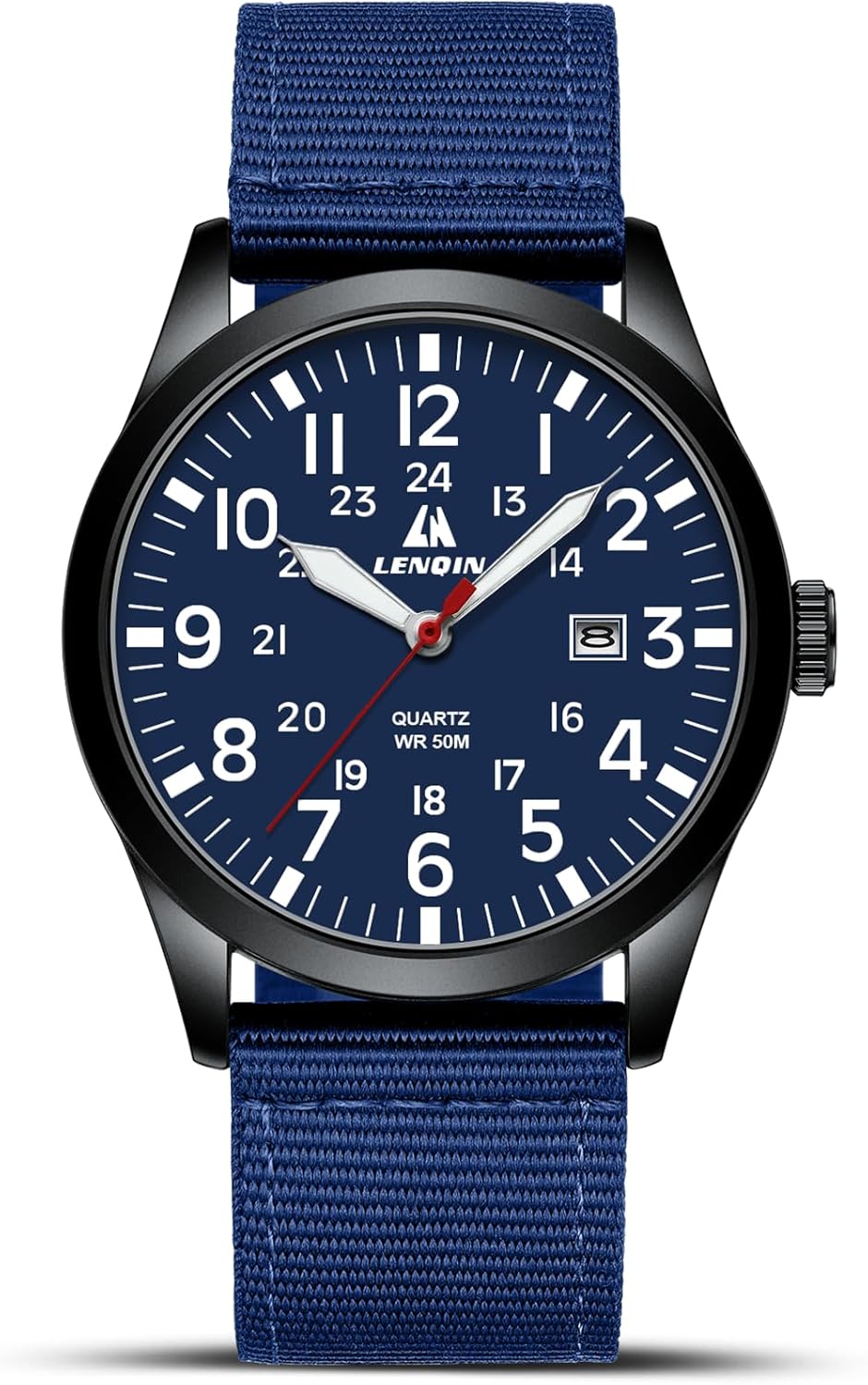 Detalle de LN LENQIN 42 mm Militäruhr 30M wasserdicht