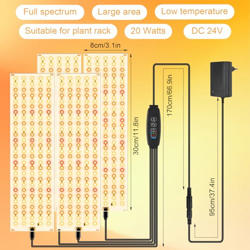 Thumbnail 1 de OFFCUP Grow Light 540 LED: lámpara de cultivo regulable para interior