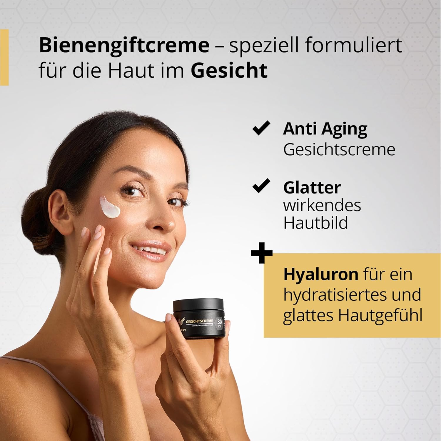 Thumbnail 3 de maorika Gesichtscreme mit Bienengift, Hyaluron & Manuka – Anti-Aging mit LSF 30 (3x 50 ml Sparpaket)