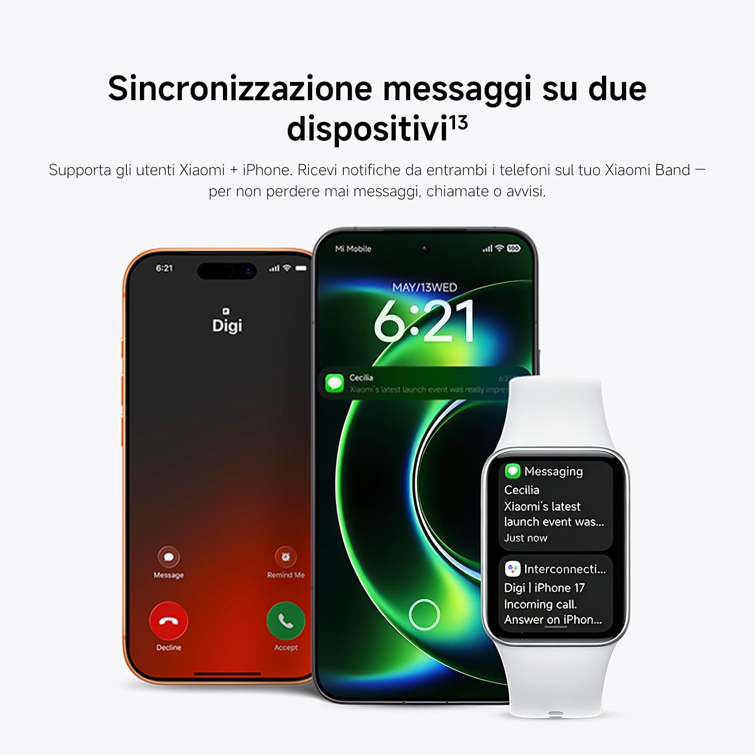 Detalle de XIAOMI Smart Band 10 Pro NFC: Fitness Tracker con display AMOLED 1,74" e GNSS - autonomia fino a 21 giorni