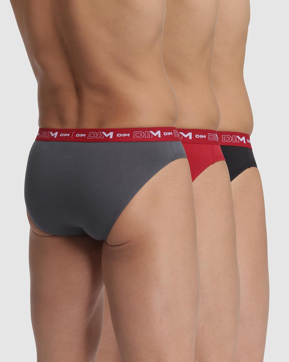 Detalle de DIM Slip Homme Lot de 3 – coton stretch confort sans étiquette